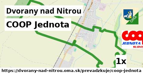 COOP Jednota, Dvorany nad Nitrou