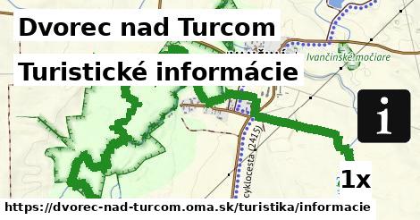 Turistické informácie, Dvorec nad Turcom