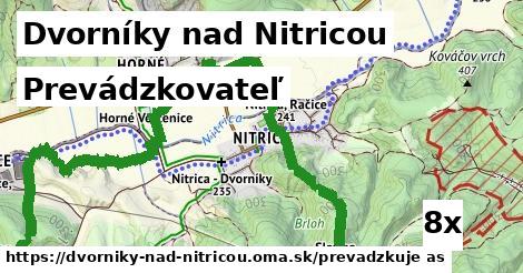 prevádzkovateľ v Dvorníky nad Nitricou