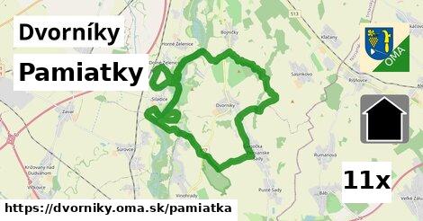 pamiatky v Dvorníky