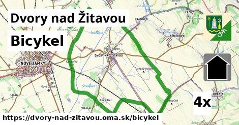 bicykel v Dvory nad Žitavou