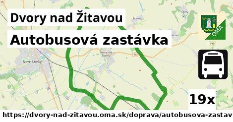 Autobusová zastávka, Dvory nad Žitavou