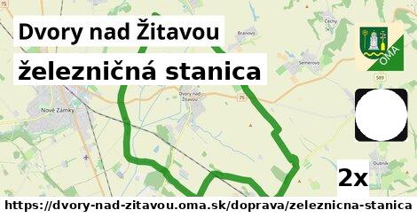 železničná stanica, Dvory nad Žitavou