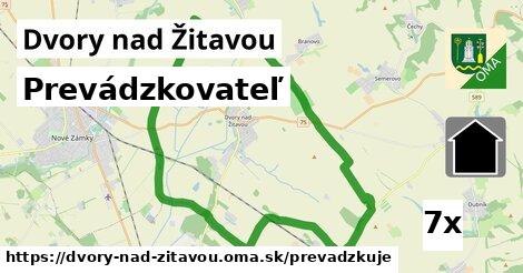 prevádzkovateľ v Dvory nad Žitavou