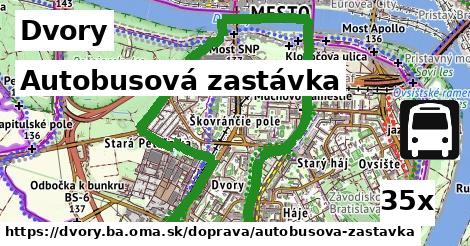 Autobusová zastávka, Dvory