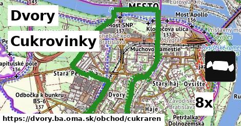 Cukrovinky, Dvory