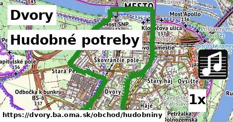 Hudobné potreby, Dvory