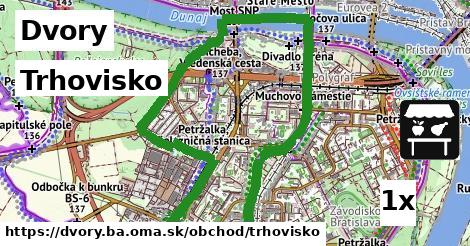 Trhovisko, Dvory