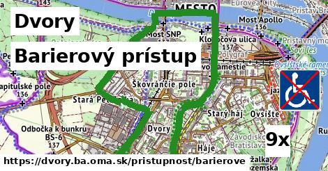 Barierový prístup, Dvory