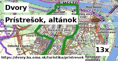 Prístrešok, altánok, Dvory