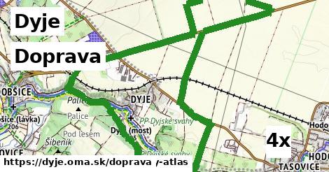 doprava v Dyje