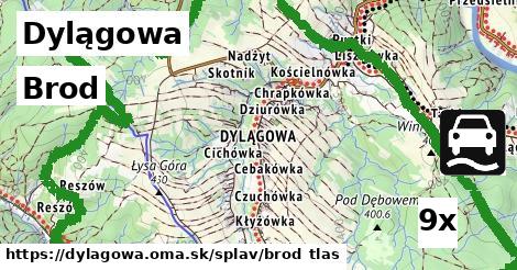 brod v Dylągowa