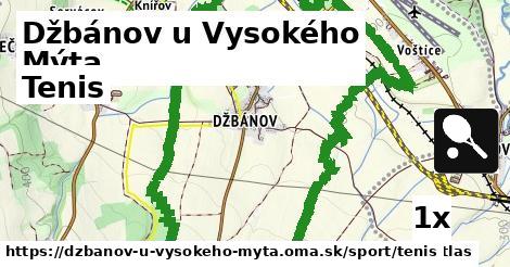 tenis v Džbánov u Vysokého Mýta