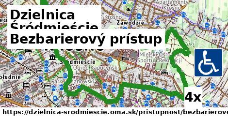 Bezbarierový prístup, Dzielnica Śródmieście