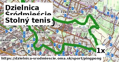 Stolný tenis, Dzielnica Śródmieście