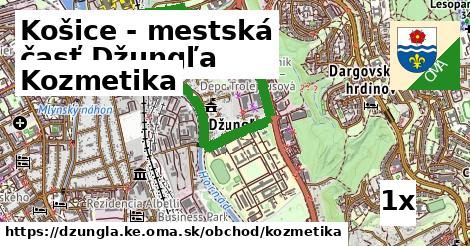 Kozmetika, Košice - mestská časť Džungľa