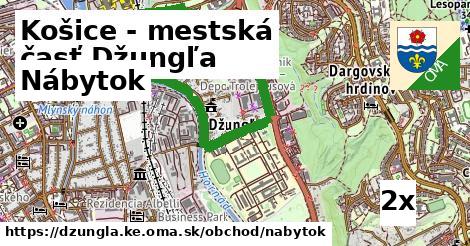 Nábytok, Košice - mestská časť Džungľa