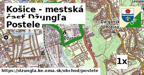 Postele, Košice - mestská časť Džungľa