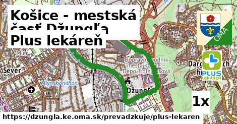 Plus lekáreň, Košice - mestská časť Džungľa