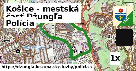 polícia v Košice - mestská časť Džungľa