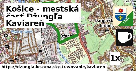 Kaviareň, Košice - mestská časť Džungľa