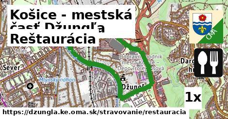 Reštaurácia, Košice - mestská časť Džungľa