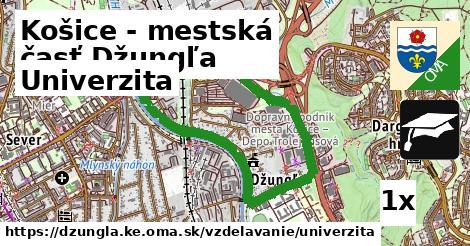 univerzita v Košice - mestská časť Džungľa