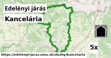 Kancelária, Edelényi járás