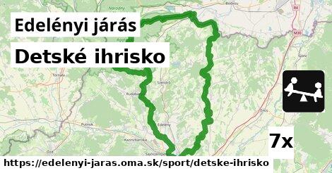 Detské ihrisko, Edelényi járás