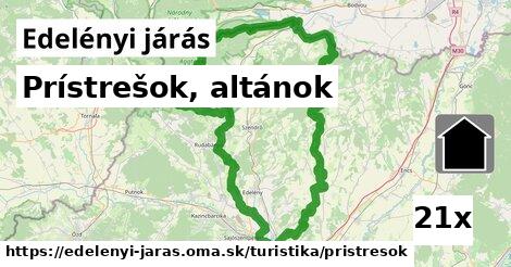 Prístrešok, altánok, Edelényi járás