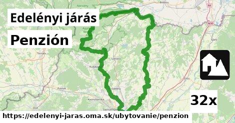 Penzión, Edelényi járás