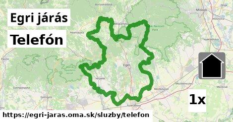 Telefón, Egri járás