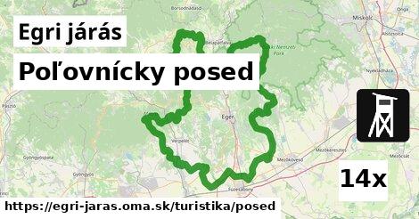 Poľovnícky posed, Egri járás