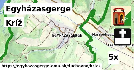 Kríž, Egyházasgerge