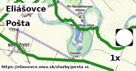 Pošta, Eliášovce