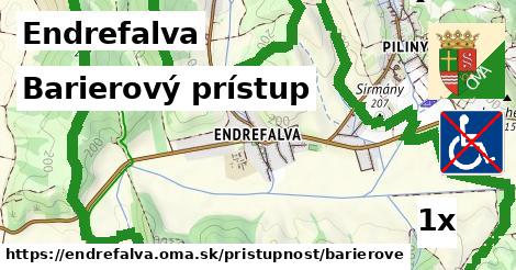 Barierový prístup, Endrefalva