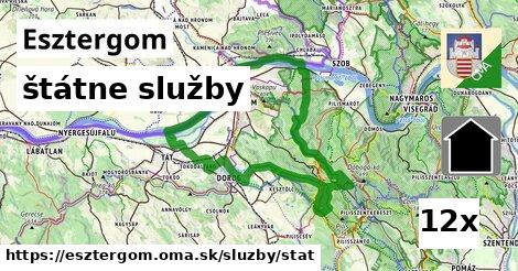 štátne služby, Esztergom