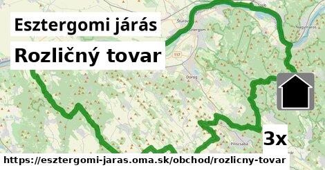 Rozličný tovar, Esztergomi járás