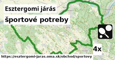 športové potreby, Esztergomi járás