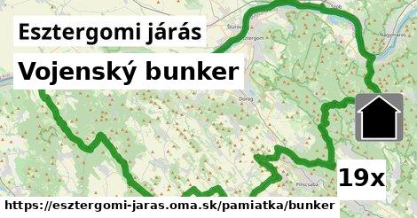 Vojenský bunker, Esztergomi járás