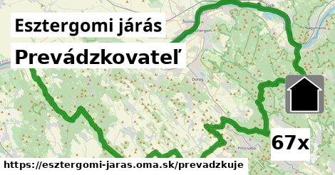 prevádzkovateľ v Esztergomi járás