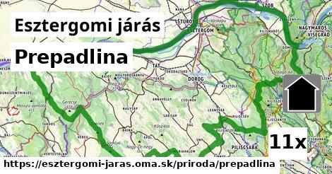 Prepadlina, Esztergomi járás