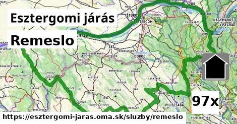 Remeslo, Esztergomi járás