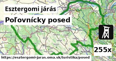 Poľovnícky posed, Esztergomi járás