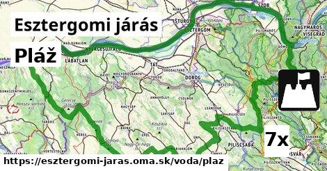 Pláž, Esztergomi járás