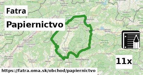 Papiernictvo, Fatra