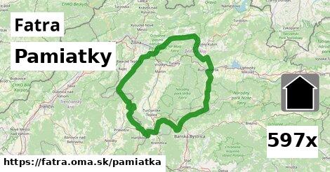 pamiatky v Fatra