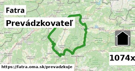 prevádzkovateľ v Fatra