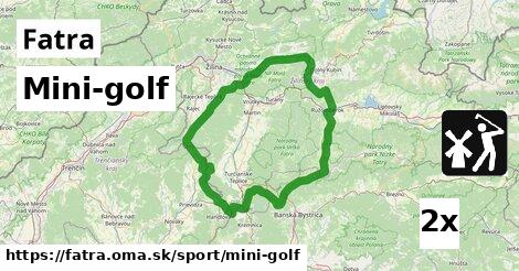 Mini-golf, Fatra