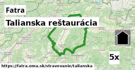 Talianska reštaurácia, Fatra